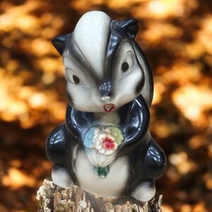 Vintage Disney Bambi "Flower" Skunk Chalkware